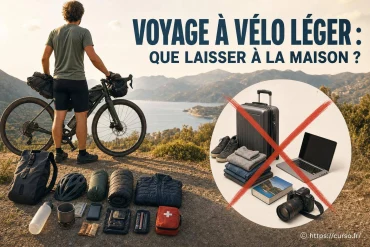 Voyage à vélo léger : que faut-il vraiment laisser à la maison ?