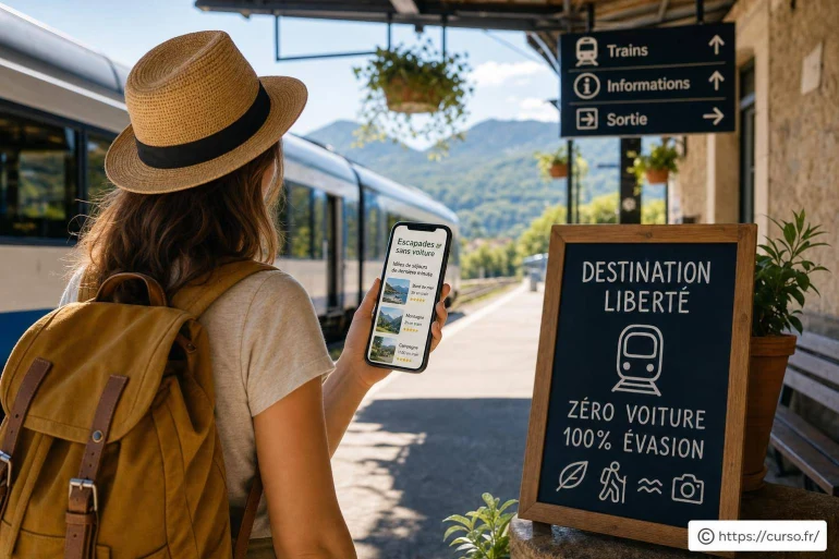 Trouver une escapade de dernière minute sans voiture