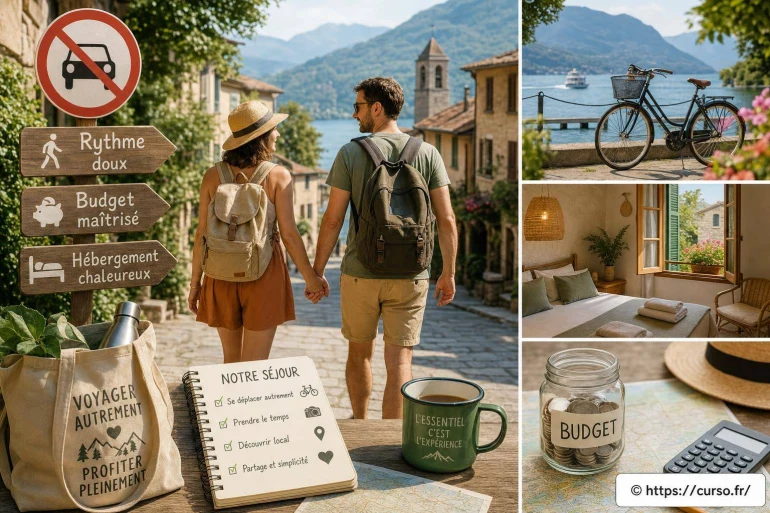 Vacances sans voiture en couple : trouver le bon rythme, le budget et l’hébergement