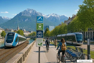 Grenoble sans voiture : explorer la montagne en train et en mobilité locale