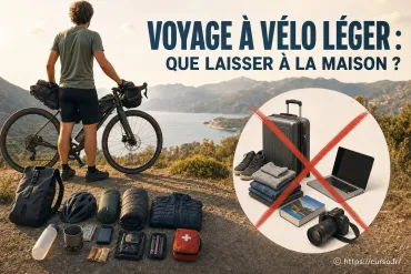 Voyage à vélo léger : que faut-il vraiment laisser à la maison ?