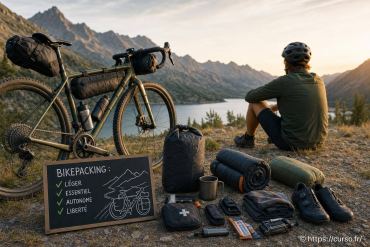 Débuter le bikepacking : voyager léger sans rien oublier